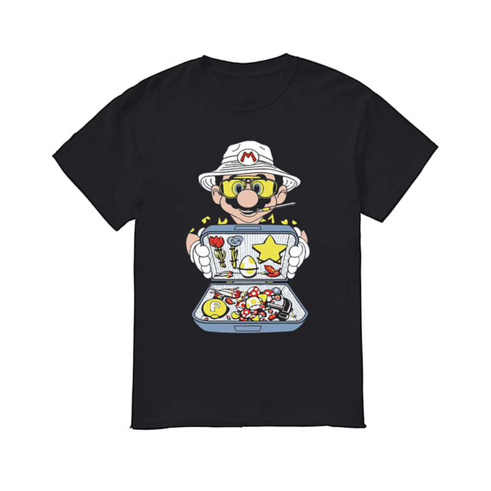 Raoul Duke Mario T Shirt Fear And Loathing In Las Vegas T Shirt